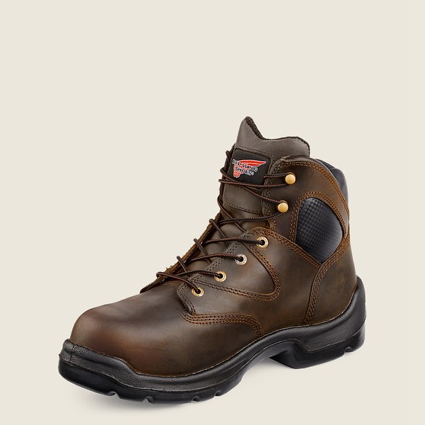 Safety Støvler Herre - Red Wing Flexbond - 6-Inch Toe Metguard - Brune - PKARHN-754